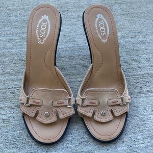 Tod’s heel sandals size: 5.5